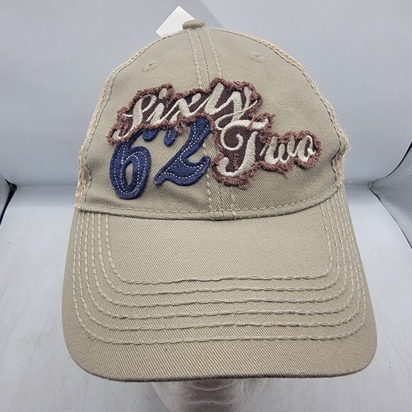 Infinity Headwear Sixty Two 62 Two Trucker Hat Mesh Back Adjustable Snapback Cap - Picture 1 of 11